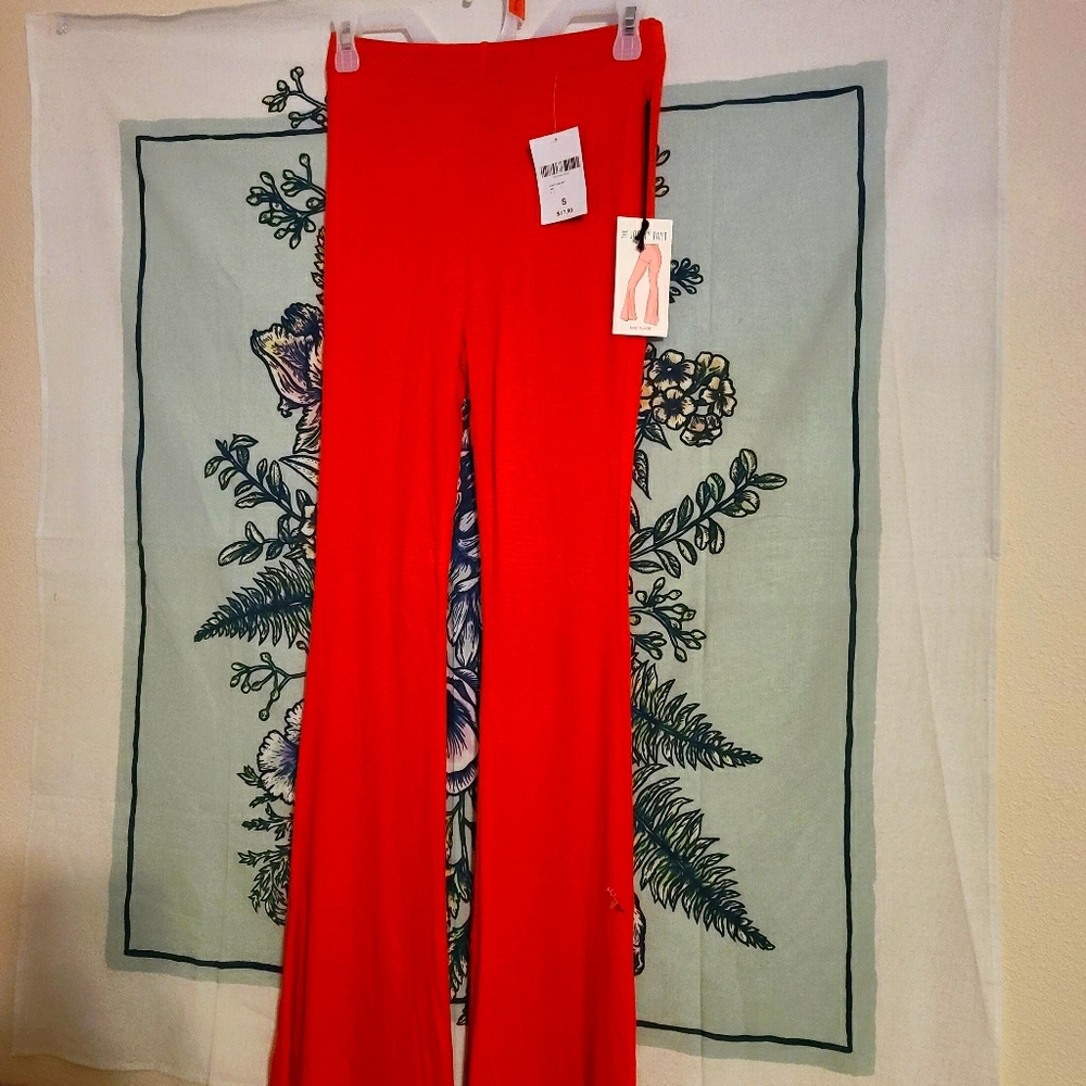 Red Flare Pants/Bell Bottoms